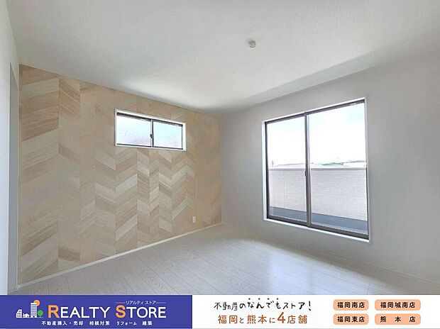 【室内】☆7号棟☆【洋室】バルコニーに面した明るいお部屋♪W.I.Cを備えており主寝室におススメ♪