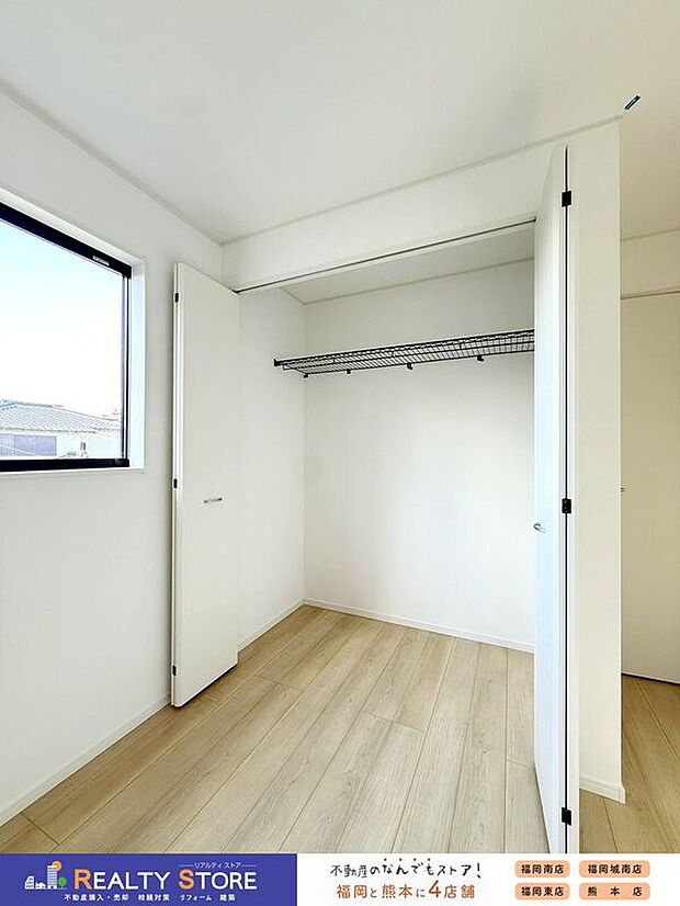 【収納】☆2号棟☆【クローゼット】大容量クローゼット♪棚付きなので整理もしやすくお部屋を広く活用できます♪