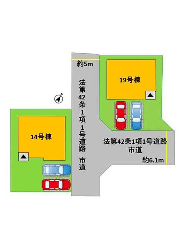 【全体区画図】※14号棟ご成約済み
