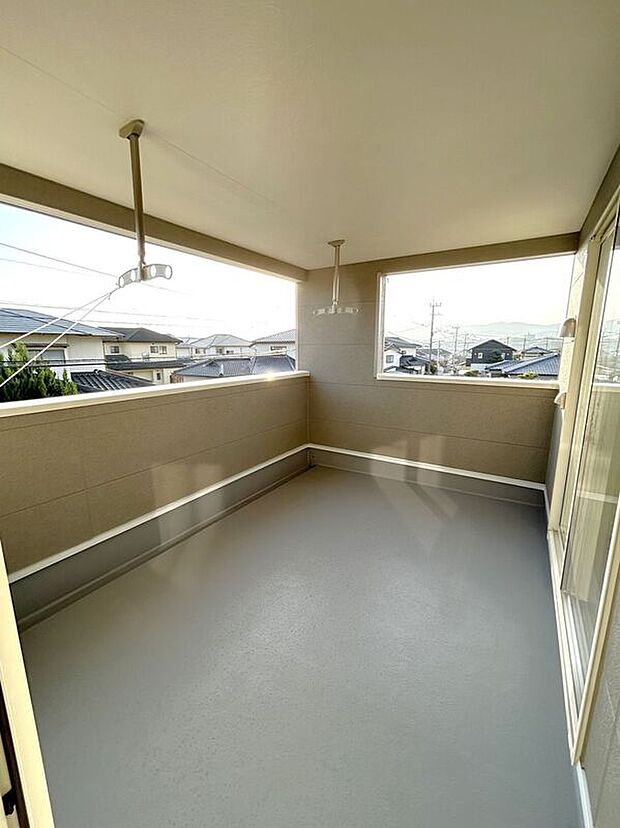 【バルコニー】☆バルコニー☆天候に左右されにくく使いやすいインナーバルコニー♪