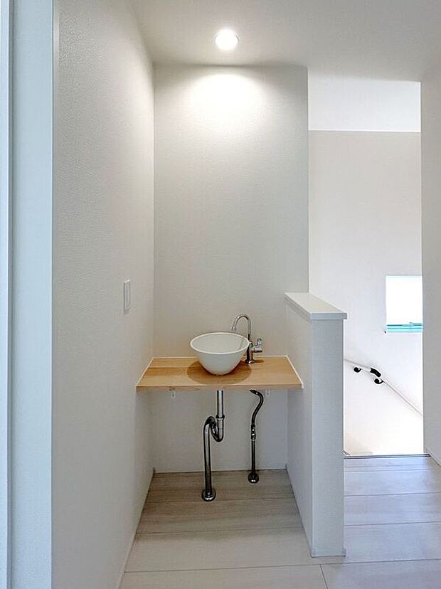 【洗面】☆洗面台☆2階にも洗面台完備で忙しい朝にも大活躍♪