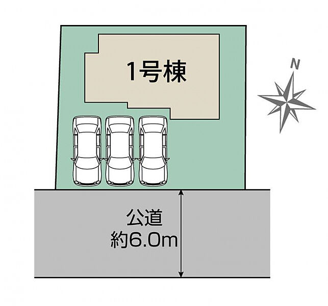 大和郡山市満願寺町1棟 区画図