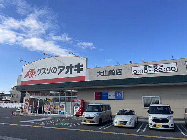 クスリのアオキ大山崎町店（約1,500m）