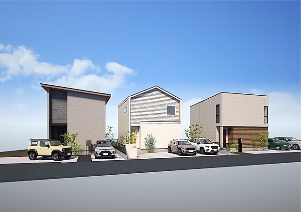 街並み完成予想パース