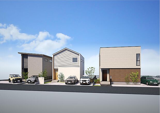 街並み完成予想パース