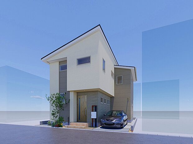 【外観イメージパース】
ハウスフリーダムの自由設計ならお好みの外壁が選べます☆