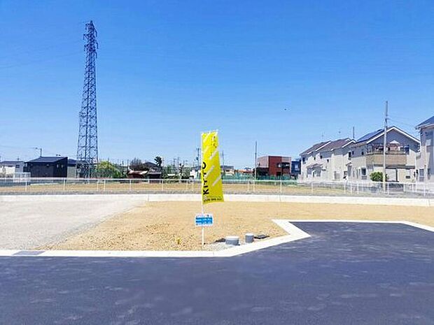 【【3号地・現地写真】】周辺は落ち着いた住環境です。お子様がいるご家庭や、これから子育てをされる方にもおすすめです！ ※2026年5月10日撮影