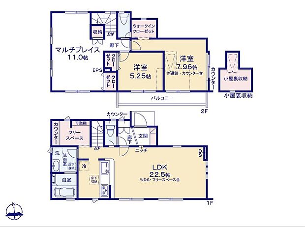 (4号棟)、3LDK、土地面積 130.18m2、建物面積103.03m2