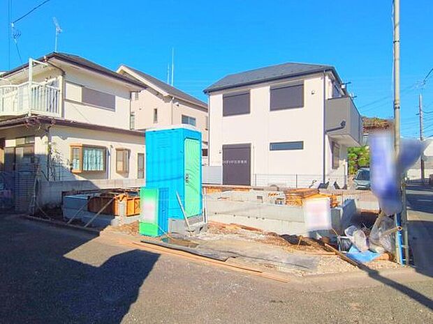 ☆現地外観写真☆
当日のご見学予約も承ります。同じものは２つとない「夢のマイホーム」との出会いが待っているかもしれません。