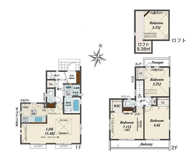 3LDK、土地面積101.18m2、建物面積79.96m2