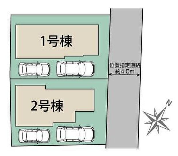 落ち着いた住環境で心安らぐ低層住宅地。周辺に高い建物が無く、空が広く大きく感じられます。前面道路は住人以外の車の進入も少なく、小さなお子様を持つご家庭にも安心です♪