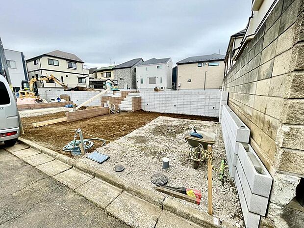 【☆現地外観写真☆】今なら建築中の様子をご覧になることができます♪☆ZEH水準を満たし、省エネ性能に優れた物件です!☆現地をご覧いただきながら、住まいの夢をお聞かせください。