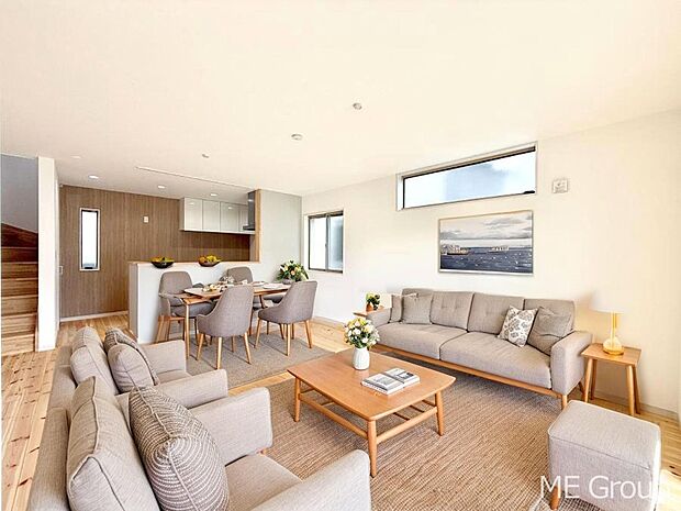 ■家具の配置がしやすく模様替えも楽しめる空間※家具はCGです