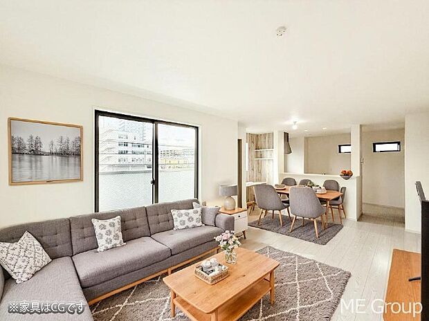 ■お気に入りの場所で、のんびりとした時間を※家具はCGです