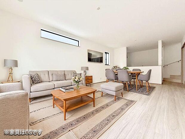 ■心落ち着く場所、ゆったり過ごせるリビング