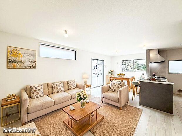 いつの間にか家族が集まっちゃうそんなリビングいいですよね