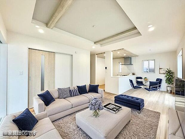 ■くつろぎと笑顔が集まる、心温まるリビング