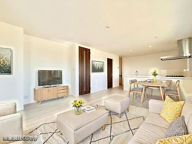 いつの間にか家族が集まっちゃうそんなリビングいいですよね