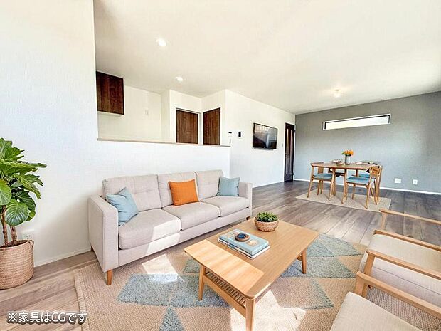 いつの間にか家族が集まっちゃうそんなリビングいいですよね