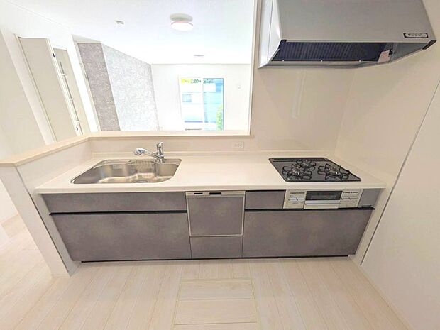 1号棟 ■シンプルで機能的、毎日使いやすいキッチン