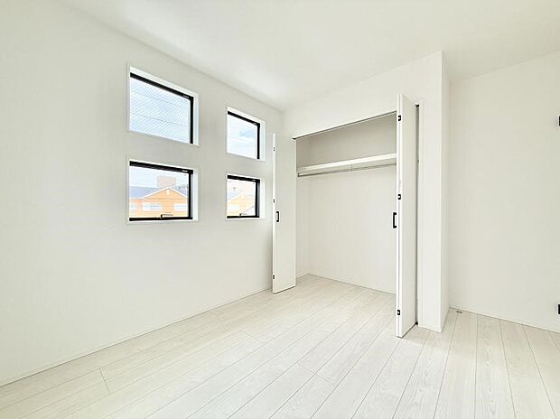 【子供部屋】■広いクローゼット、収納は多い方が嬉しいですね！  