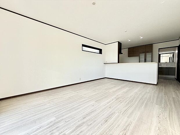 【リビング】インテリアを考えるのが楽しみな広いリビングです!