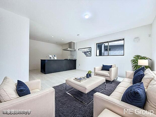 【リビング】■自然と会話が生まれる、心地よいひととき