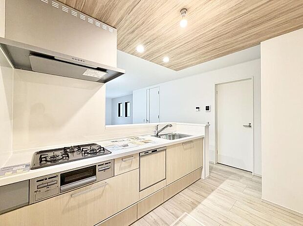 【キッチン】■シンプルで美しく心地よい時間を生むキッチン空間