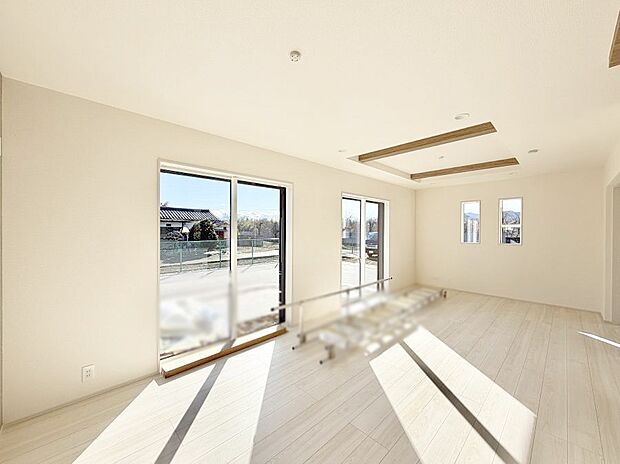 【リビング】■光と風を感じる、リラックスできる空間