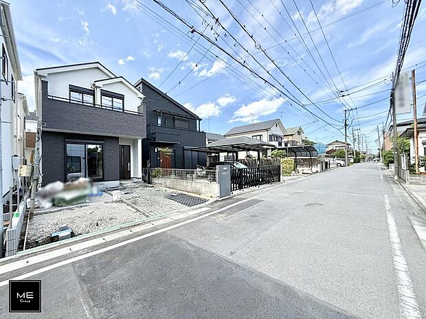 【前面道路含む現地写真】■新しい住まい、街の新しい風景