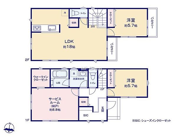 【3LDK】1号棟  
