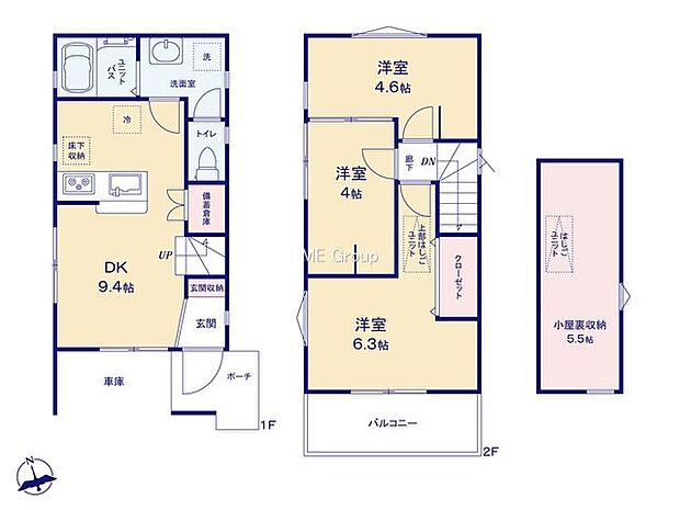 【3LDK】1号棟