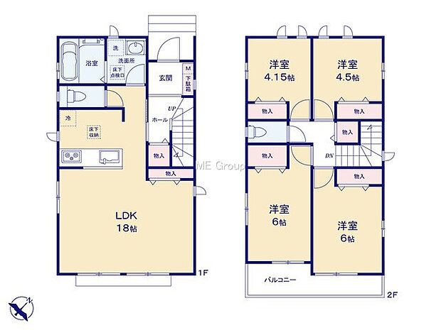【4LDK】A号棟