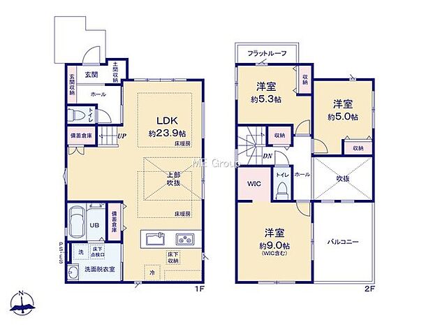 【3LDK】2号棟