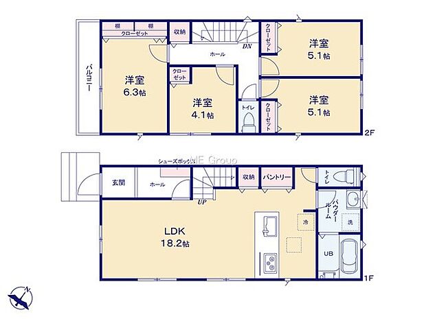 【4LDK】2号棟  