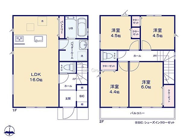 【4LDK】1号棟  