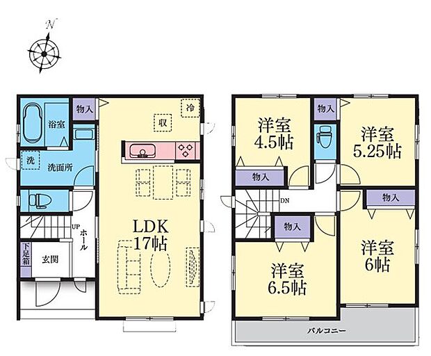【4LDK】A号棟