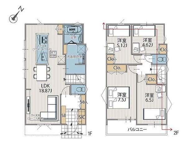 【4LDK】6号棟