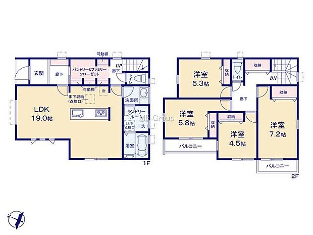 【4LDK】1号棟