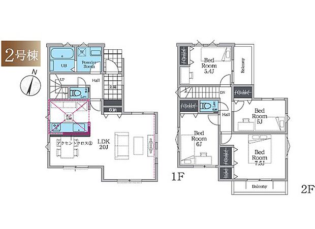 【4LDK】2号棟  