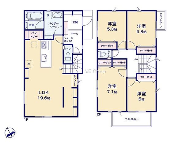 【4LDK】2号棟