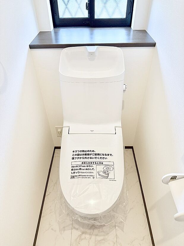 【トイレ】5号棟  ■毎日使う場所だからこそ、清潔感溢れる空間