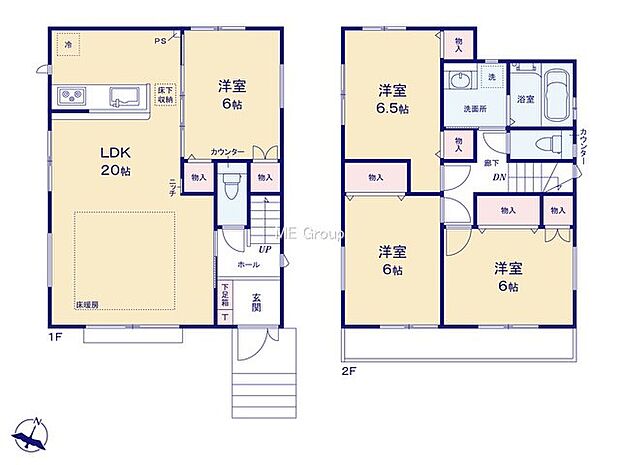 【4LDK】1号棟