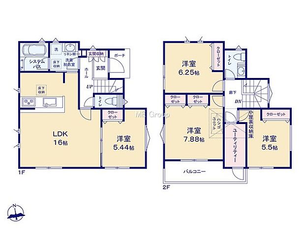 【4LDK】1号棟