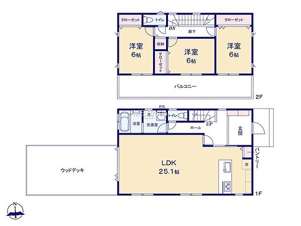 【4LDK】1号棟