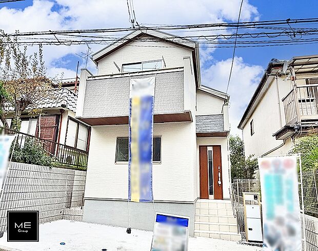 【現地外観写真】1号棟 ■家族みんなが笑顔で過ごせる、安心感のある住まい