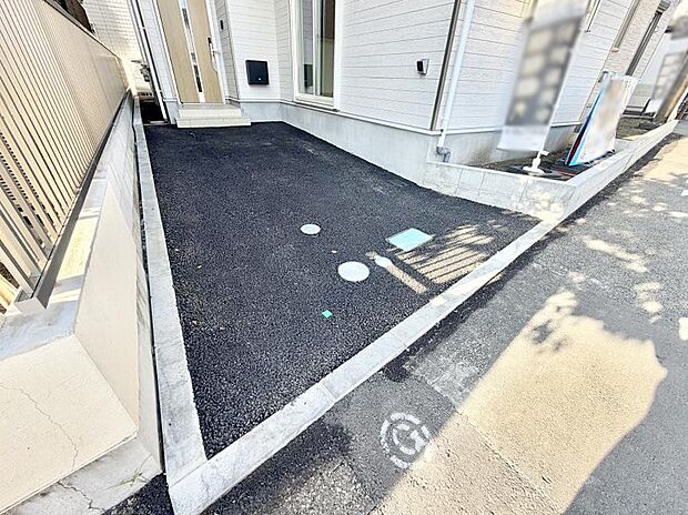 【駐車場】1号棟  ■自宅にカースペースがあると助かります