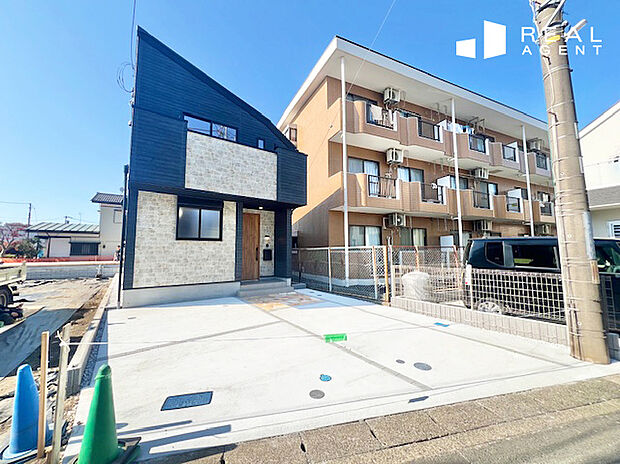 【現地外観】最終1棟になりました。末永く、豊かな暮らしを。ゆとりの2階建が誕生します。