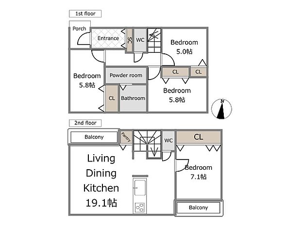 【参考プラン】建物込4780万円、土地面積109.37m2、建物面積98.63m2（期間限定！建物フリープランに付き、お客様のご要望をお聞かせください！）