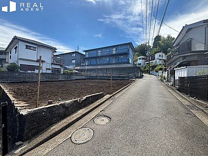 現地前面道路